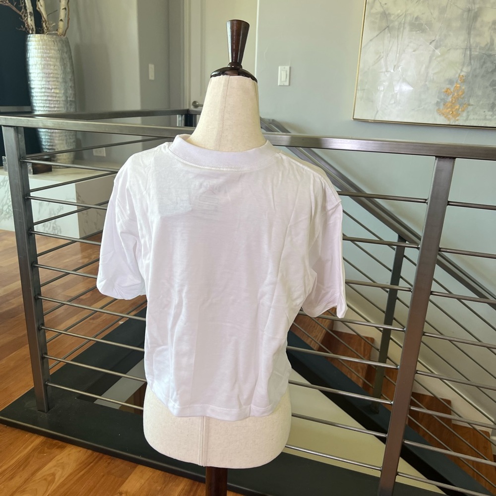 Jordan Nike Essentials Boxy Logo T-Shirt - White - Picture 5 of 14